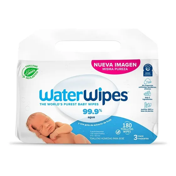 Toallas Húmedas Water Wipes Pack (3x60)