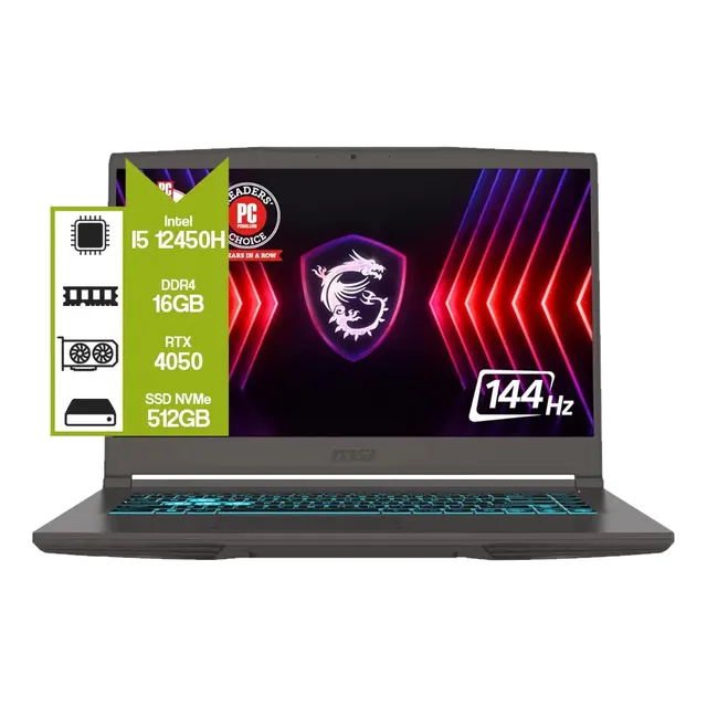 Notebook Msi Thin 15 B12ve I5 16gb Ssd 512gb Rtx4050 Win11