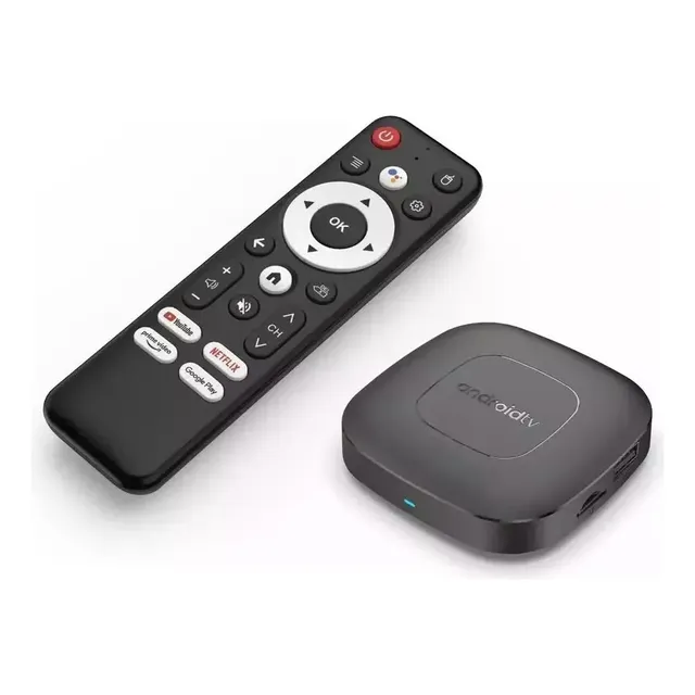 Android 12.0 Tv Box 5g Full Hd Ram 4gb Rom 32gb Negro De Voz