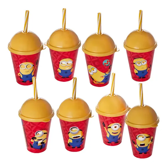 Vaso Plástico Milk Shake 280 Ml Minions