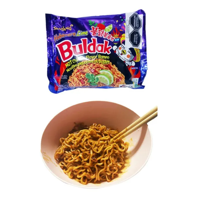 Fideos Ramen Buldak Sabor Pollo Aji Habanero Y Limon 135gr