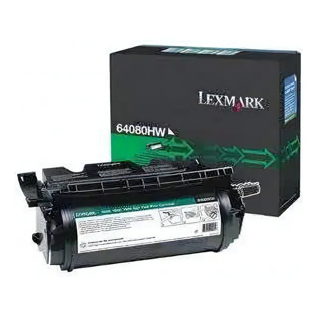 Toner Lexmark T-640 64080hw 25,000 Páginas Tinta Negro
