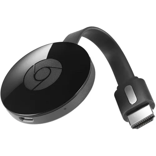 Chromecast 2 Full HD Wifi Transmisión de vídeo Netflix en color negro