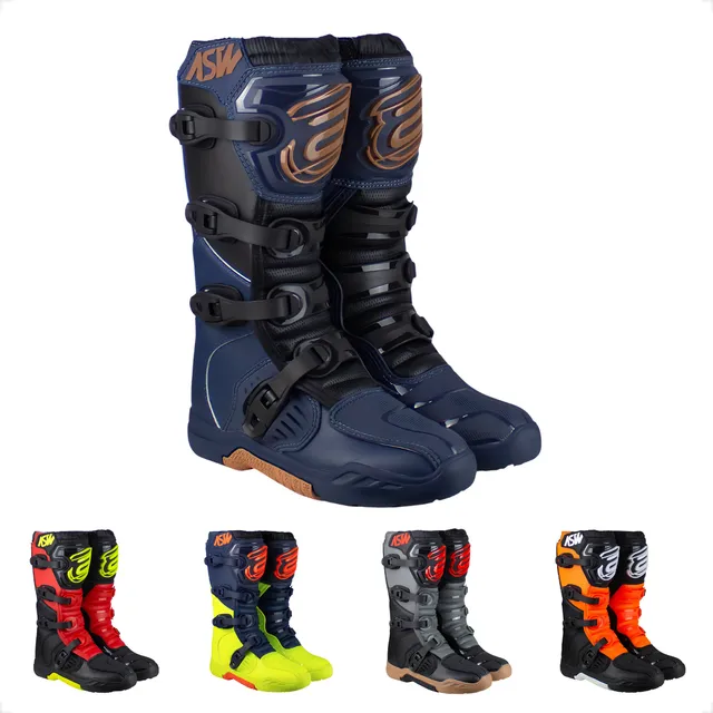 Bota Asw Image Enduro Várias Cores Motocross Trilha