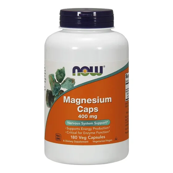 Supplement Now Magnesio 400 Mg 180 Cápsulas Vegetarianas