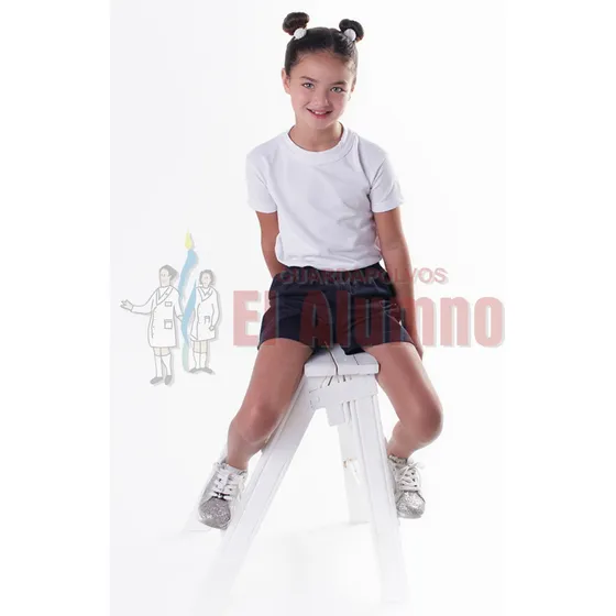Remera Escolar Blanca Niño - Arciel