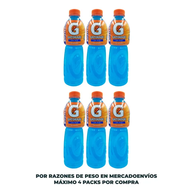 Gatorade 1 Litro - Cool Blue - Pack 6 Botellas