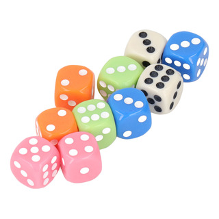 Juego De Dados Estándar De Plástico De 6 Caras, 30 Unidades, Juego De Dados Estándar De Plástico De 6 Caras, 30 Unidades,
