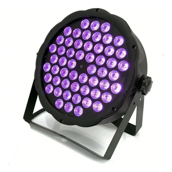 Canhão Par Led 54 Leds Rgbw 3w Triled Dmx Refletor Strobo