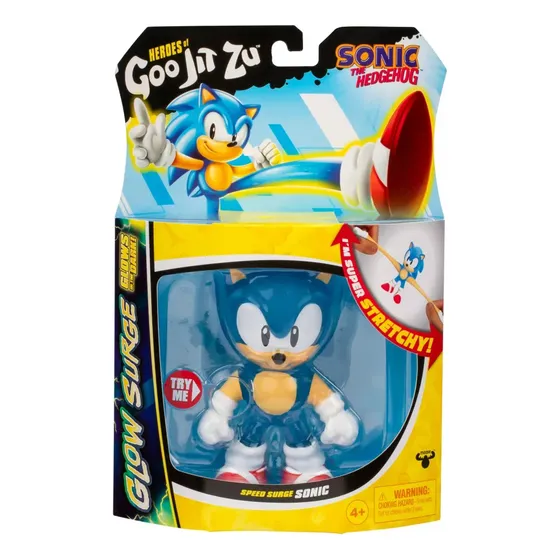 Sonic The Hedgehog Glow Surge Stretchy Heroes Of Goo Jit Zu