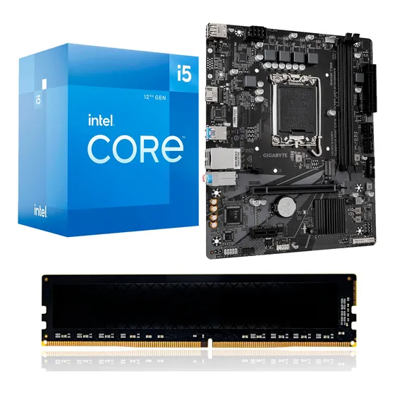 Combo Actualización Pc Intel Core I5 12400 H610 16gb N407 1