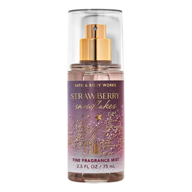 Strawberry Snowflakes Mini Splash Bath & Body Works 