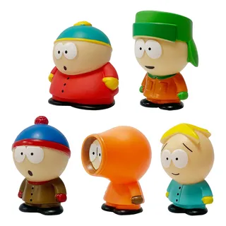 5pcs Personajes De Acción Infantiles De South Park: Adornos 5pcs Personajes De Acción Infantiles De South Park: Adornos