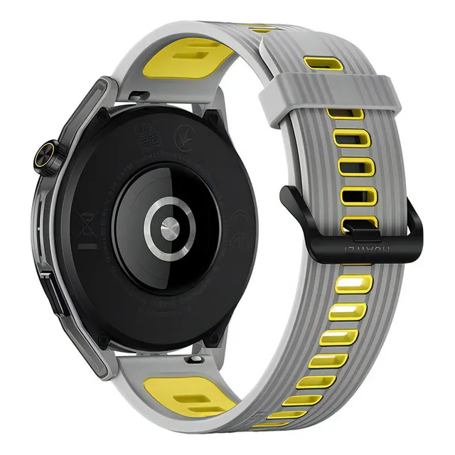 Smartwatch Huawei Watch Gt Runner 46 Mm Gris Y Amarillo