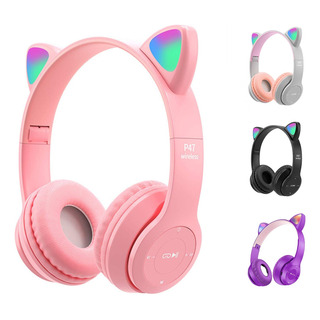 Fone De Ouvido Infantil Bluetooth Gatinho E Led Fone De Ouvido Infantil Bluetooth Gatinho E Led