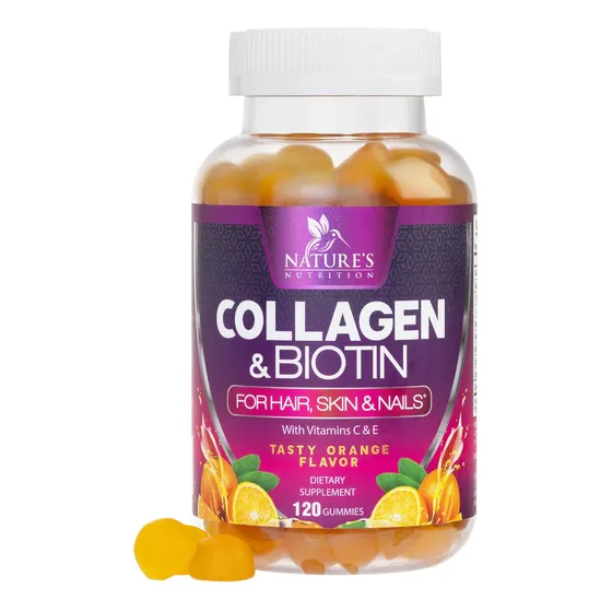 Gomitas De Colágeno Y Biotina Supplement Nature's Nutrition,