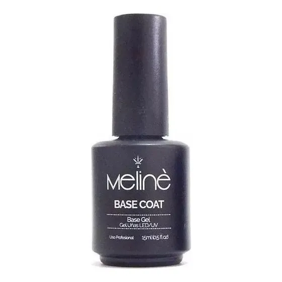 Esmalte Base Coat Meline Gel Uv/led Semipermanente X 15 Ml