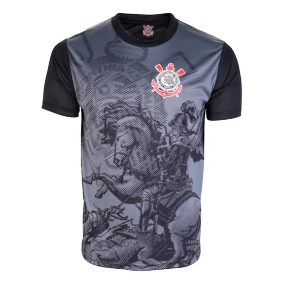Camisa Sao Jorge Corinthians Timao Campeao Branca Licenciada