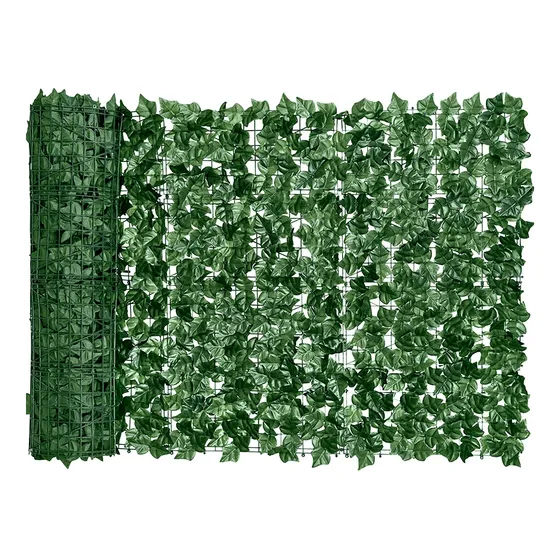 Enredadera Artificial Panel Vertical Cubre Cerco Rollo 3x1m