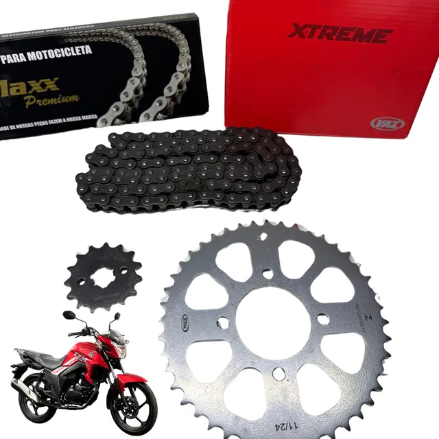 Kit Relação Transmissão Dk 160 Dk160 44d 15d Haojue