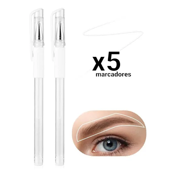 Lapiz Marcador Guía Tattoo Cejas Guía Para Microblanding 