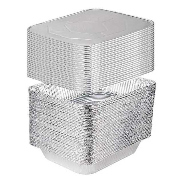 [25 Juegos] Sartenes Para Mesa De Vapor De Papel De Aluminio