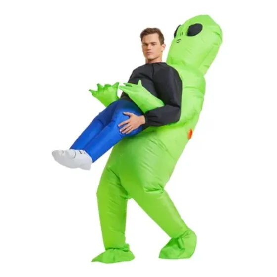 Disfraz Marciano Inflable Alien Et Abducción Adulto 180cm 
