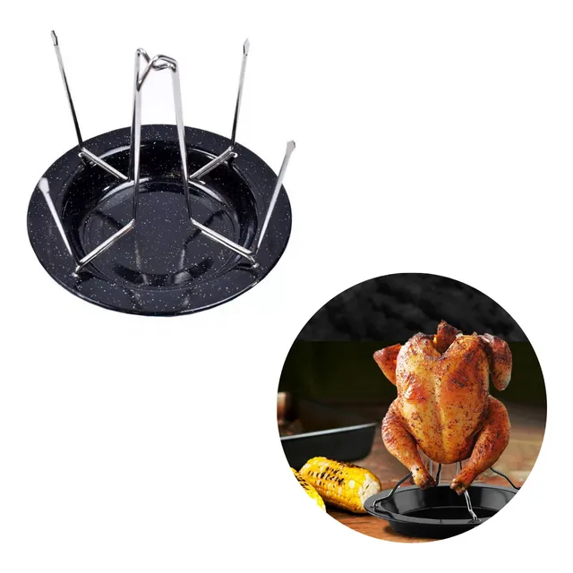 Asaderas Para Aves-pollo Tipo Spiedo Enlozada Jovifel