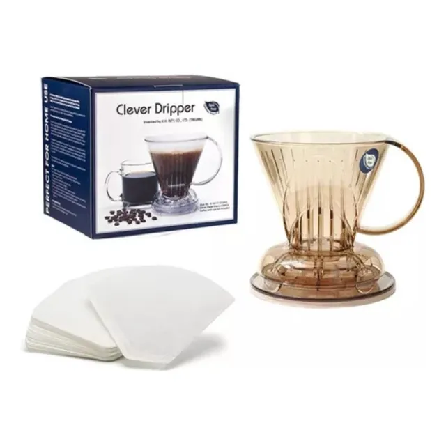 Clever Peneira Marrom 300ml 13,5cm X 18cm Tritan Bpa-free
