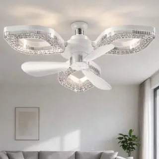 ··· ··lâmpada Led Floral De 3 Cabeças Com Controle Remoto, C
