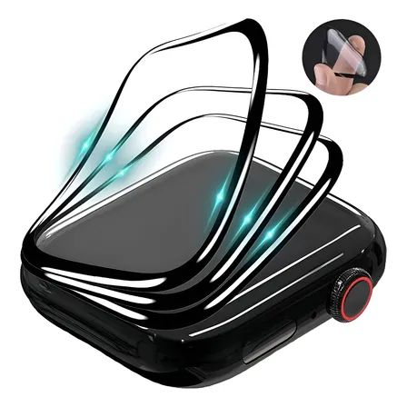 Kit 3x 9h Películas Protetora Filme Para Apple Watch Série
