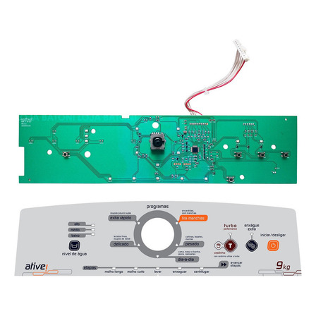 Placa Interface Máquina Lavar Brastemp 9kg Bwb09 Placa Interface Máquina Lavar Brastemp 9kg Bwb09