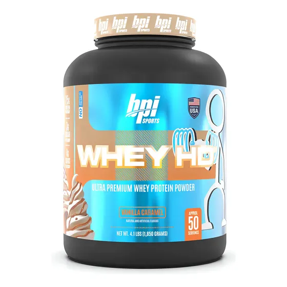 Proteina Bpi Sports Whey Hd 4.1 Lbs sabor vainilla caramel