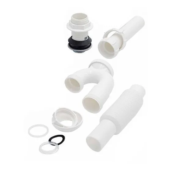Sifón Para Lavamanos Extensible 1 1/4 Con Desagüe Griven 