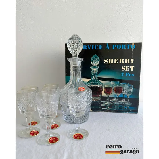 Servicio De Copas De Cristal Bohemia