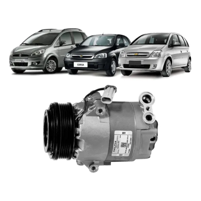 Compressor Ar Gm Meriva Corsa Fiat Idea 1.8 Original Delphi