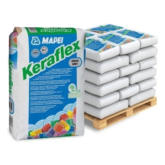 Pegamento Piso Sobre Piso Losa Radiante Keraflex 25 Kg Mapei