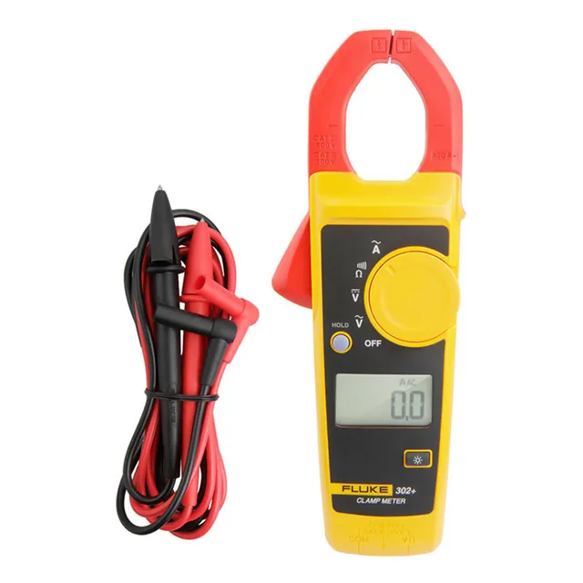 Multímetro De Pinza Fluke F302+ Con Pantalla Digital Lcd