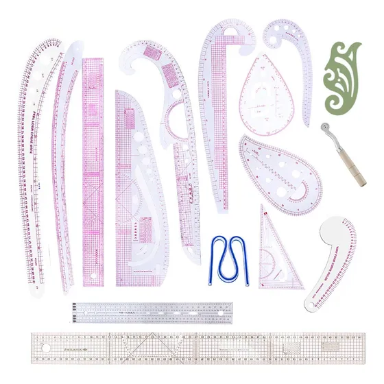 Regla Costuraa Francesa Para Hacer Patrones De Sastres 15pcs
