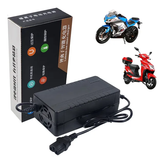 Cargador De 84v 3a Para Moto Eléctrica Con Batería Litio 72v