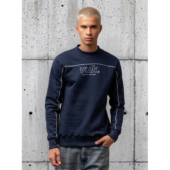 Buzo Vulk Reloaded Line Crew Oversize Hombre Mujer