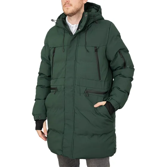 Campera Puffer Hombre Parka Impermeable Abrigo Puño Briganti