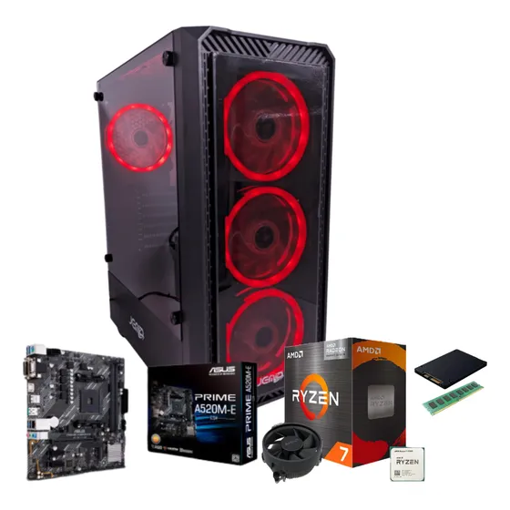 Pc Gamer Amd Ryzen 7 5700g 16gb Ram Ddr4 256gb Ssd M.2 
