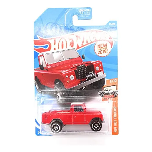 Camioneta Hot Wheels Land Rover Serie Iii 111/250, Roja