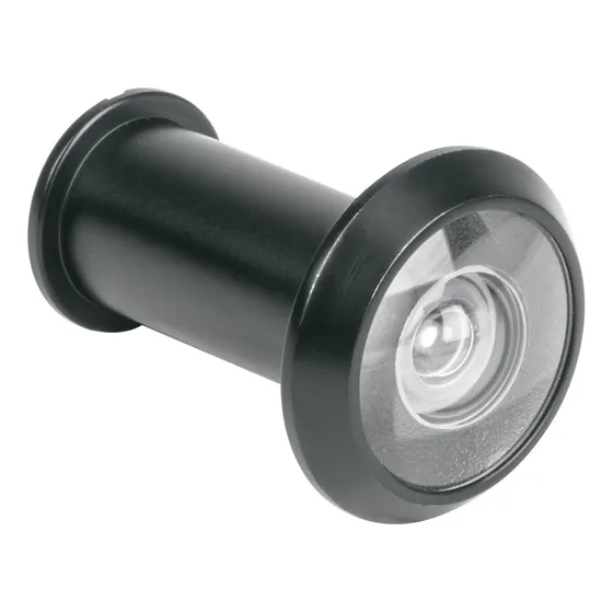 Mirilla De Seguridad Para Puerta, 180° Hermex Miri-6, Negro