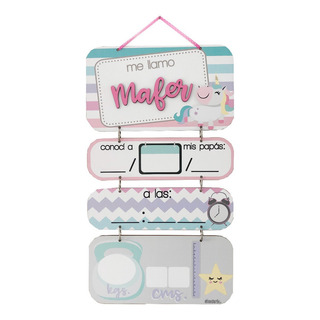 Colgante Para Bebe En Puerta De Hospital Y Recámara - Niña Colgante Para Bebe En Puerta De Hospital Y Recámara - Niña