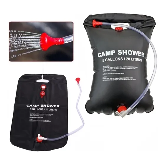 Ducha Portátil Solar Camping Playa 20 L Exterior Compacta
