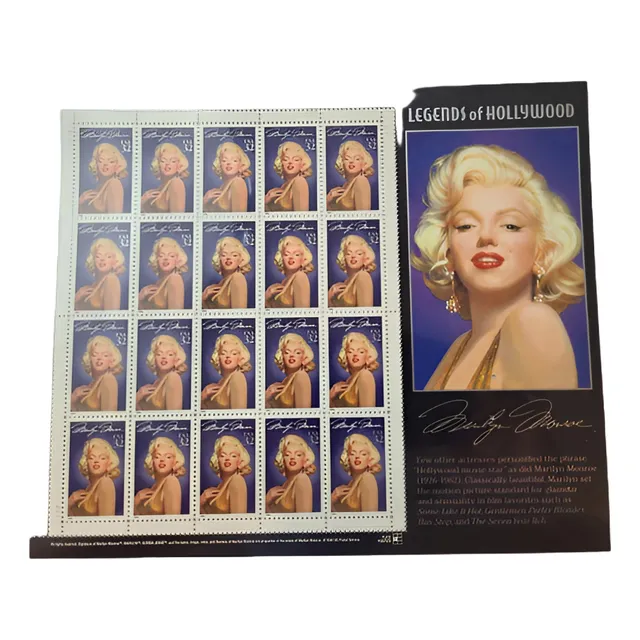 Hoja Estampillas Marilyn Monroe Usa  1995