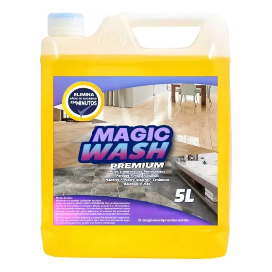 Súper Limpiador Magic Wash Premium 5 Litros+envío Incluído