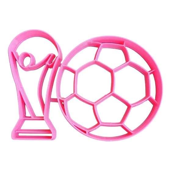 Set 2 Cortantes Futbol Copa Mundial Masas Galletitas